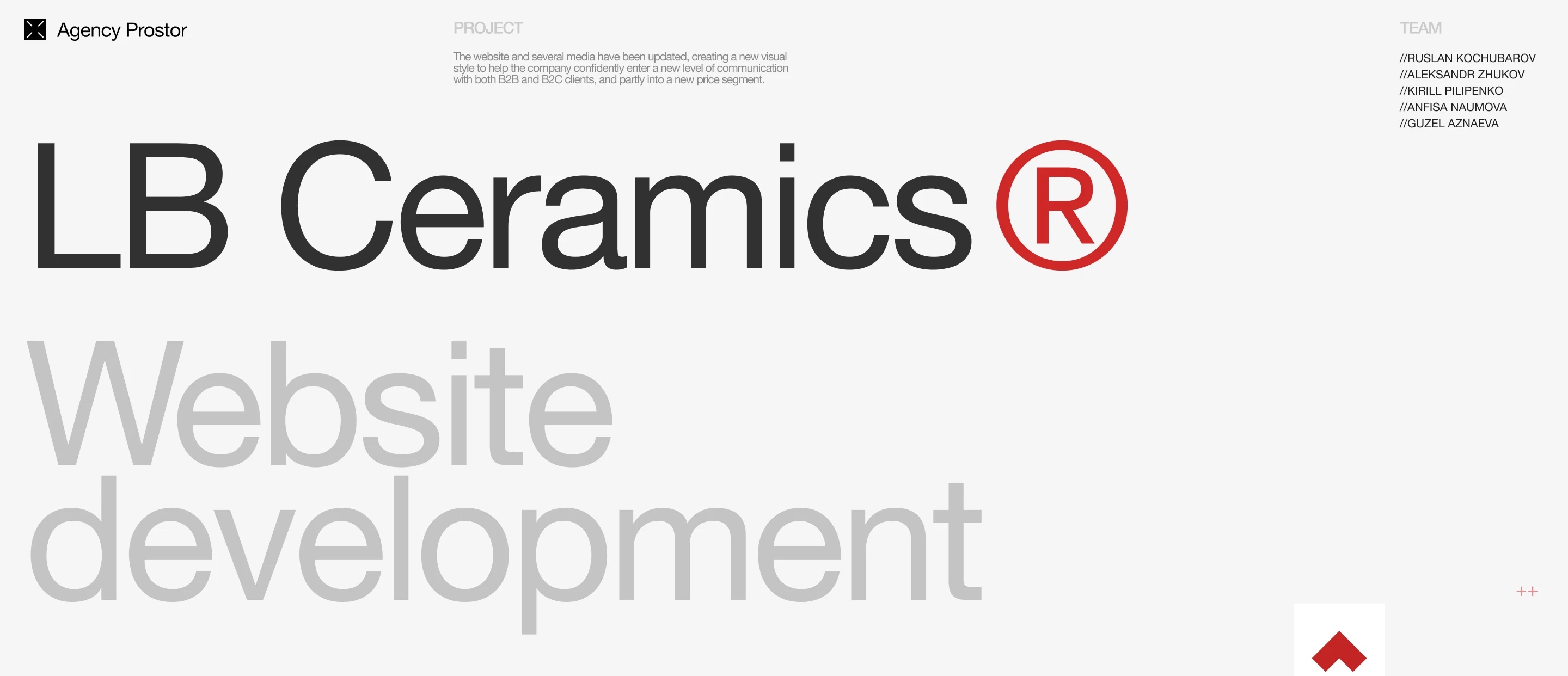 Следующий кейс — LB Ceramics